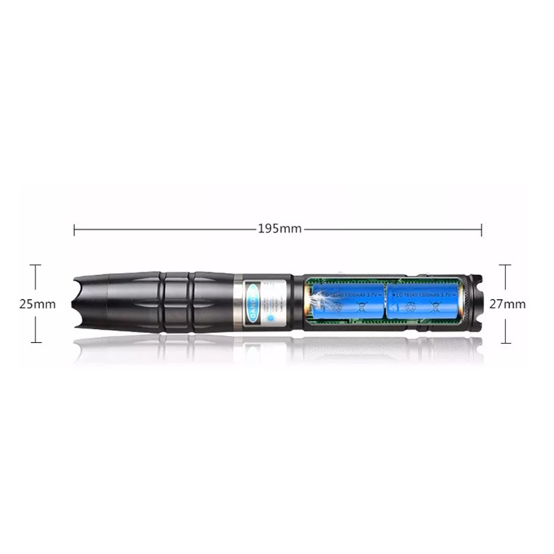 High Quality Long Distance 450nm Rechargeable Blue Laser Light Pointer