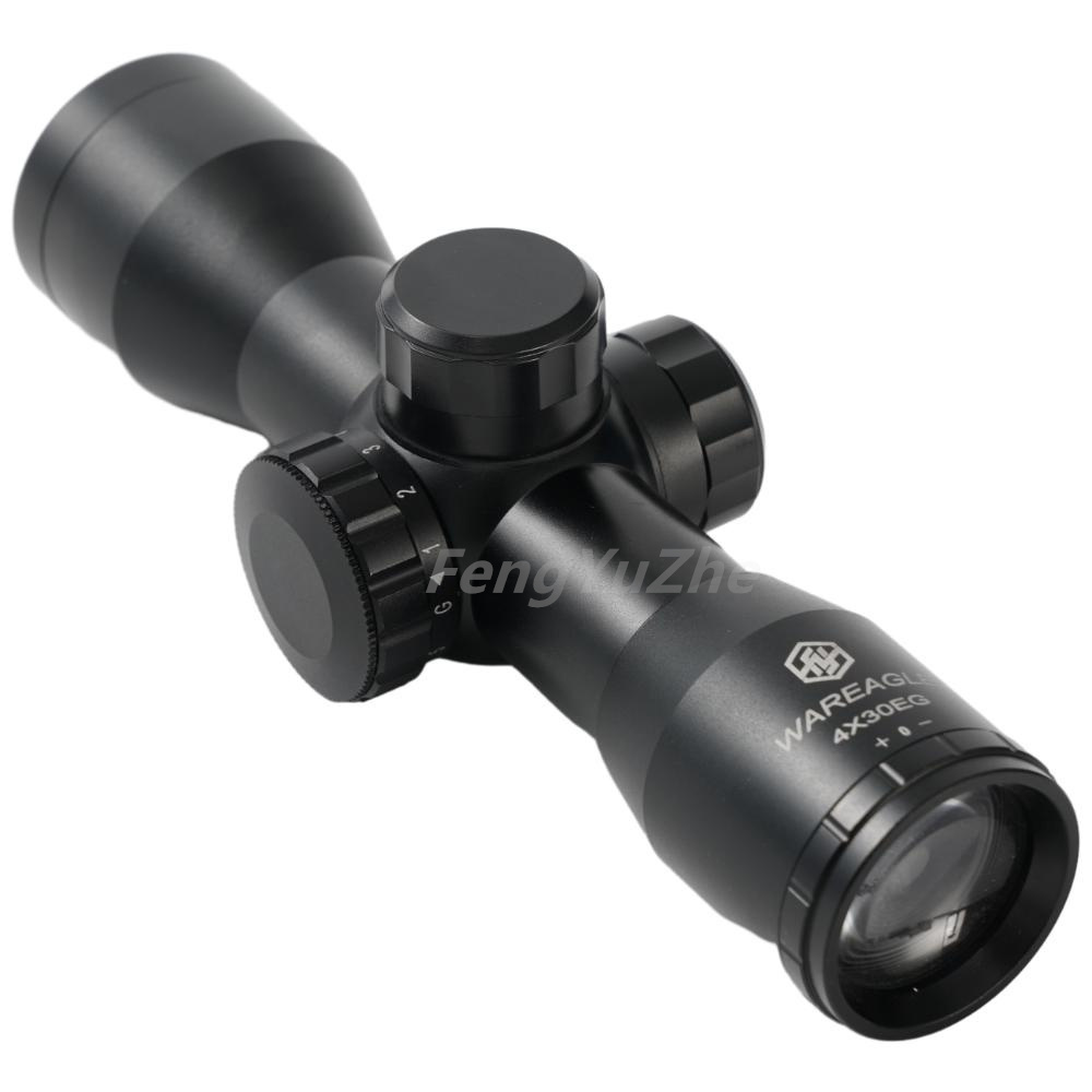 OEM ODM Outdoor Hunting 4x30mm Optic Scope Compact Hunting Scope 4X30 IR FFP Illuminated Scopes