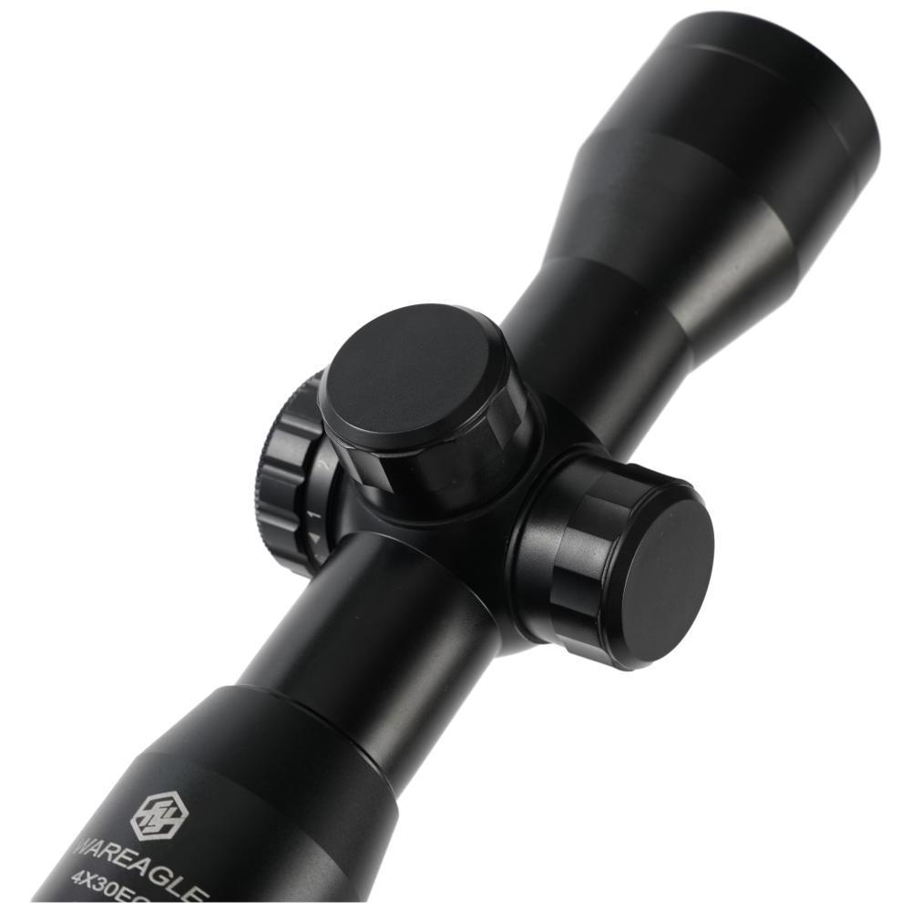 WAREAGLE 4x30mm OEM ODM Hunting Scopes 4X Optical Sight IR Red Green Illuminated Scope Optic Scope