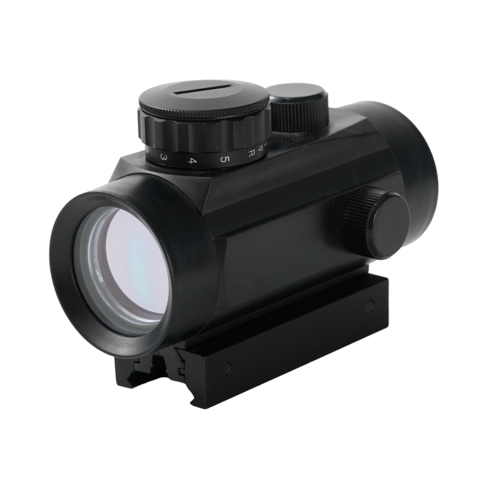 1X40 Coated Lens Illuminated Red Dot Sight Scope 11 Level Adjustment 240g Objective Diameter ACOG Scope Dot 11 Level Adjustment