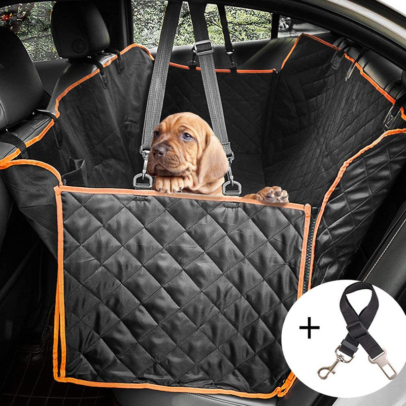 Dog Car Seat Cover Large Back Pet Car Seat Protectors Non-Scratch Waterproof Nonslip Dog Car Hammock