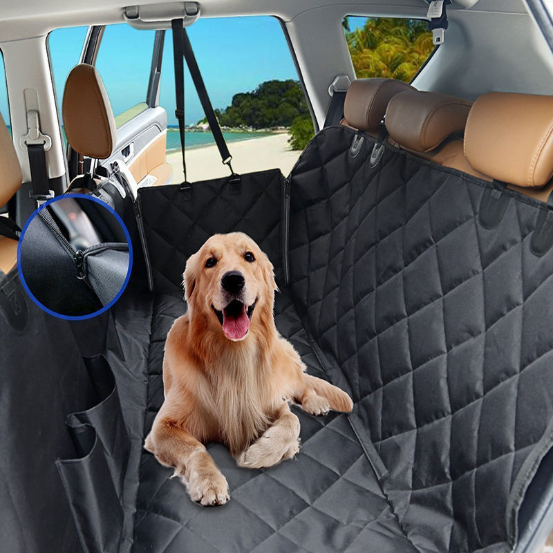 Dog Car Seat Cover Large Back Pet Car Seat Protectors Non-Scratch Waterproof Nonslip Dog Car Hammock