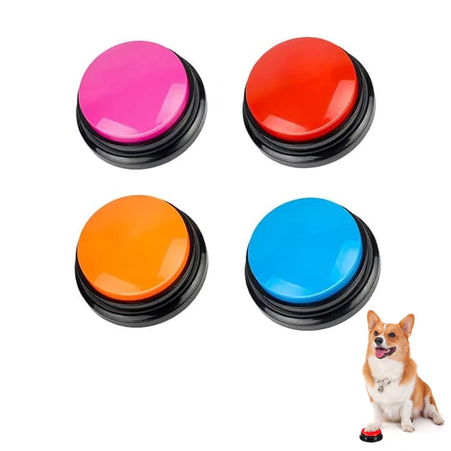 Dog Buttons for Communication Voice Recording Button,Voice Recording Button for Communication Pet Training Buzzer