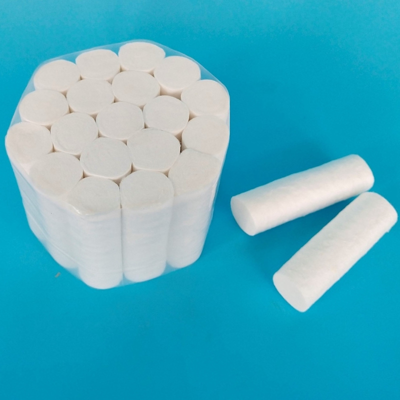 High security non sterile disposable dental cotton roll comfortable soft dental cotton roll