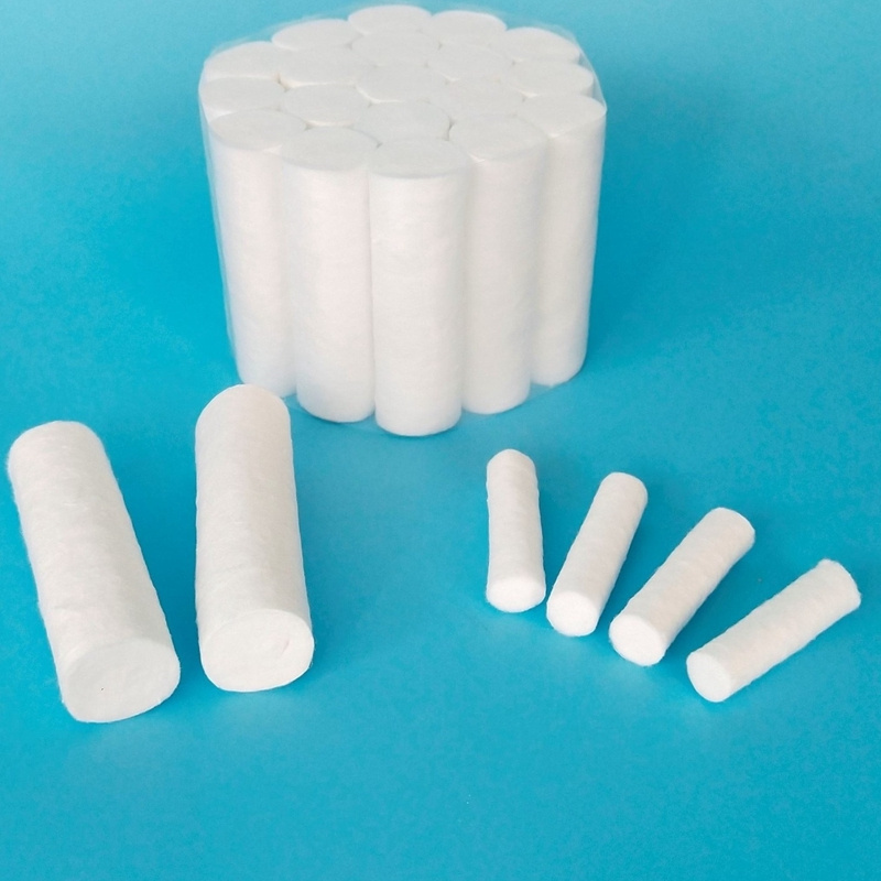 High security non sterile disposable dental cotton roll comfortable soft dental cotton roll