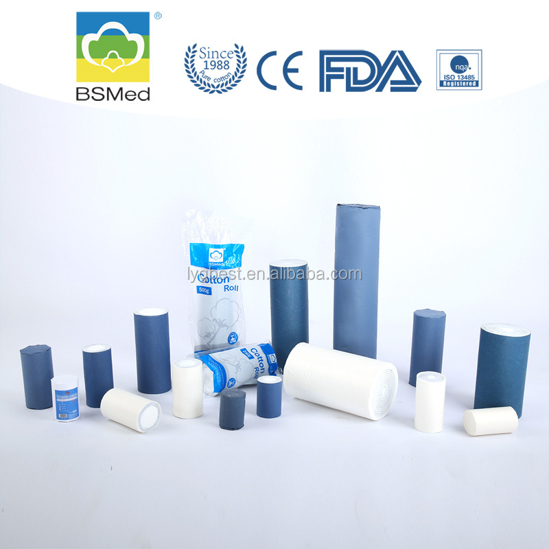 medical absorbent cotton wool, zigzag cotton wool, Disposable Surgical Items dental cotton roll