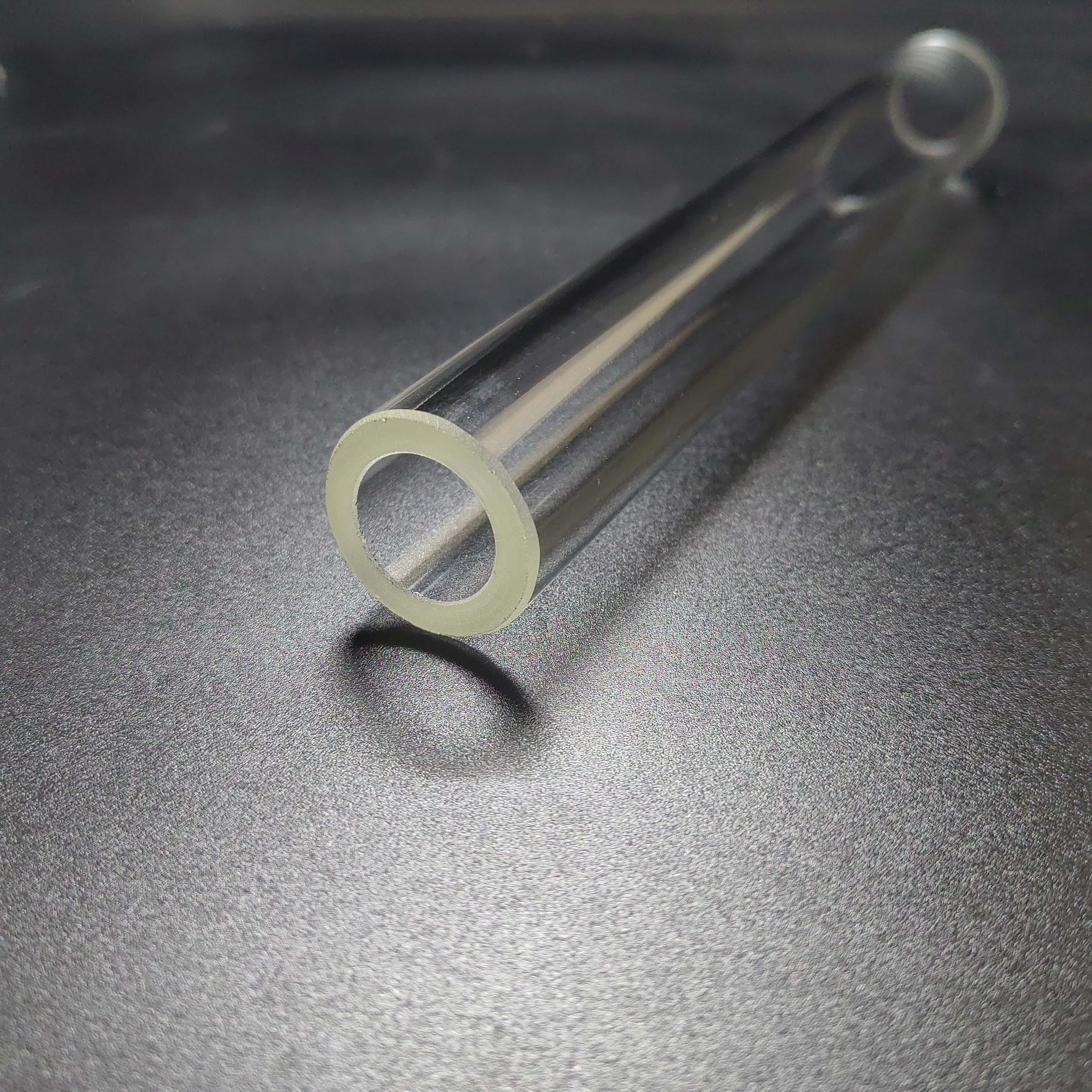 Quartz tube processing transparent quartz glass tube