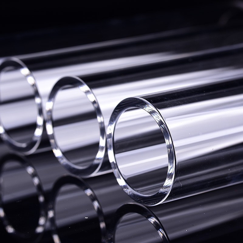 Customize various specifications of corrosion and high temperature resistant glass pipe quartz tubes