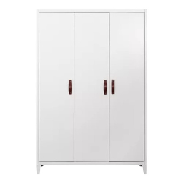 Clothes Cabinet Armoire High Quality 3 Door Steel Wardrobe Design Metal Steel Home Furniture Bedroom Furniture Modern Knock-down