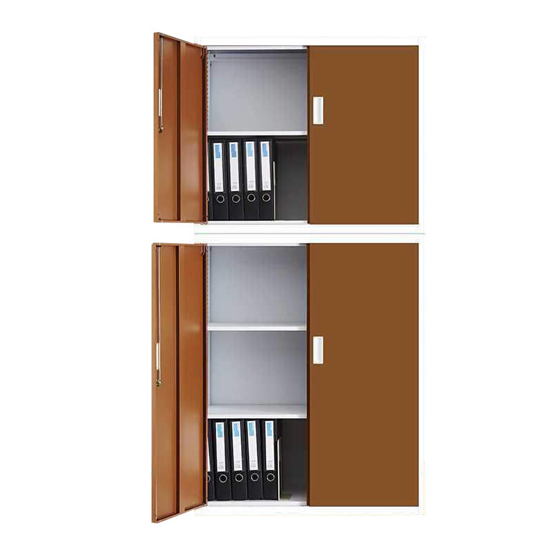 Customized Metal Office Storage Cupboards Glass Door Knock Down File Cabinet Locking Steel Filing Cabinets