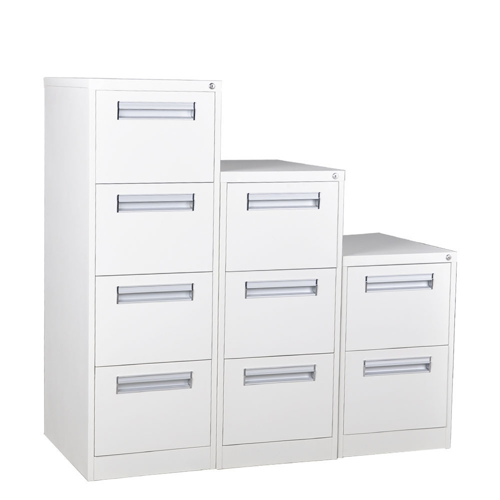 Hot sale 2~4 Drawer Document Steel Filing Cabinet Vertical File Cabinet Metal Cabinet with Drawers