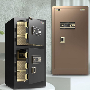 Double Door Electronic Secure Deposit Steel Safe Box For Money Storage Safe Box Home Office Safe Locker