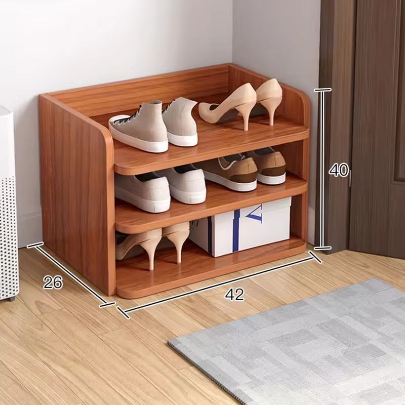 Multi Layer Assemble Display Rack Stand Coat Shoes Box Bench Wood Shoe Rack Cabinet