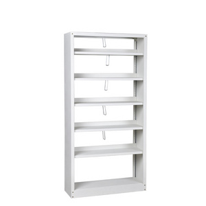 Modern Tall Thin Gold Frame Decoration Steel Book Shelves Bookshelf Tall White Library Bookcase