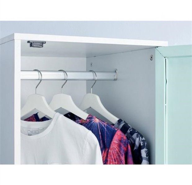 Modern Child's Room Cabinet Kids Wardrobe Design Metal Locker 2 Door Wardrobe