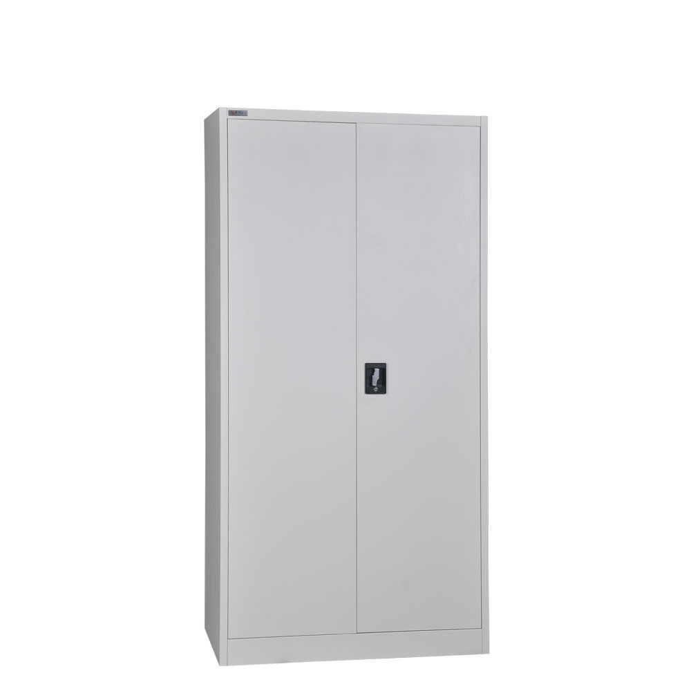 modern style 2 door steel wardrobe locker design with inside safe drawer