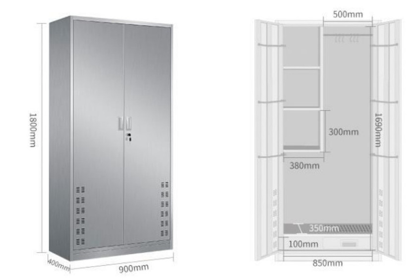 Cleaning Cabinet Hygiene Tools Storage Locker Single and Double Door  Cleaning cabinet Anti Rust