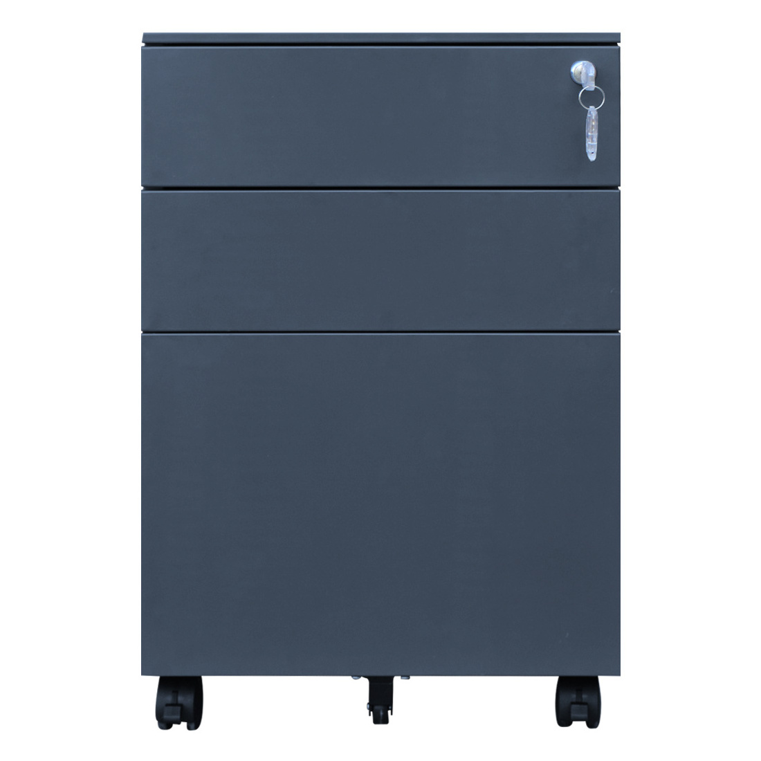 3 Drawers Metal Locking File Cabinet with Storage Removable File Cabinet for Home Office