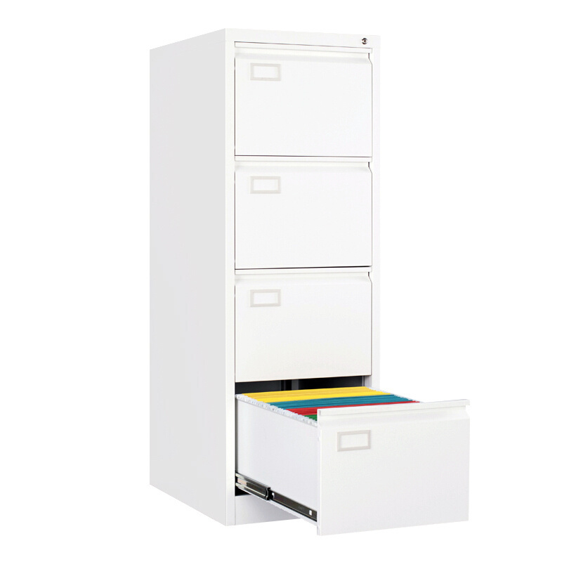 Office Dimensions Metal Filing Drawers Commercial 4 Drawer Letter Width Vertical File Cabinet