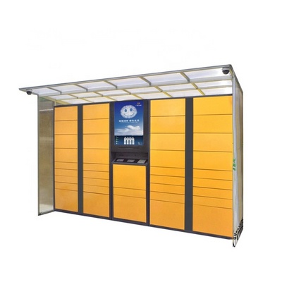 Smartphone staff barcode locker supermarket Outdoor delivery Express smart parcel delivery locker