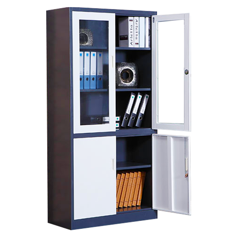 Office Furniture Metal File Cabinet 2 Door Cupboard Steel Storage Filing Cabinet