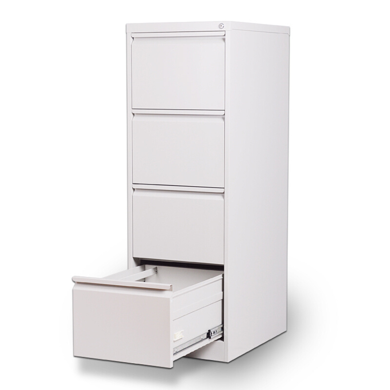 Office Dimensions Metal Filing Drawers Commercial 4 Drawer Letter Width Vertical File Cabinet