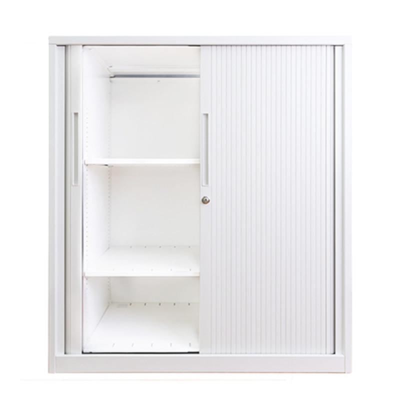 Office Storage Filing Stationery Cupboards Two Door Tambour Classic Series Office Cupboard