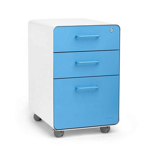 Hot sale metal filing cabinet steel 3 Drawer movable file cabinet pedestal