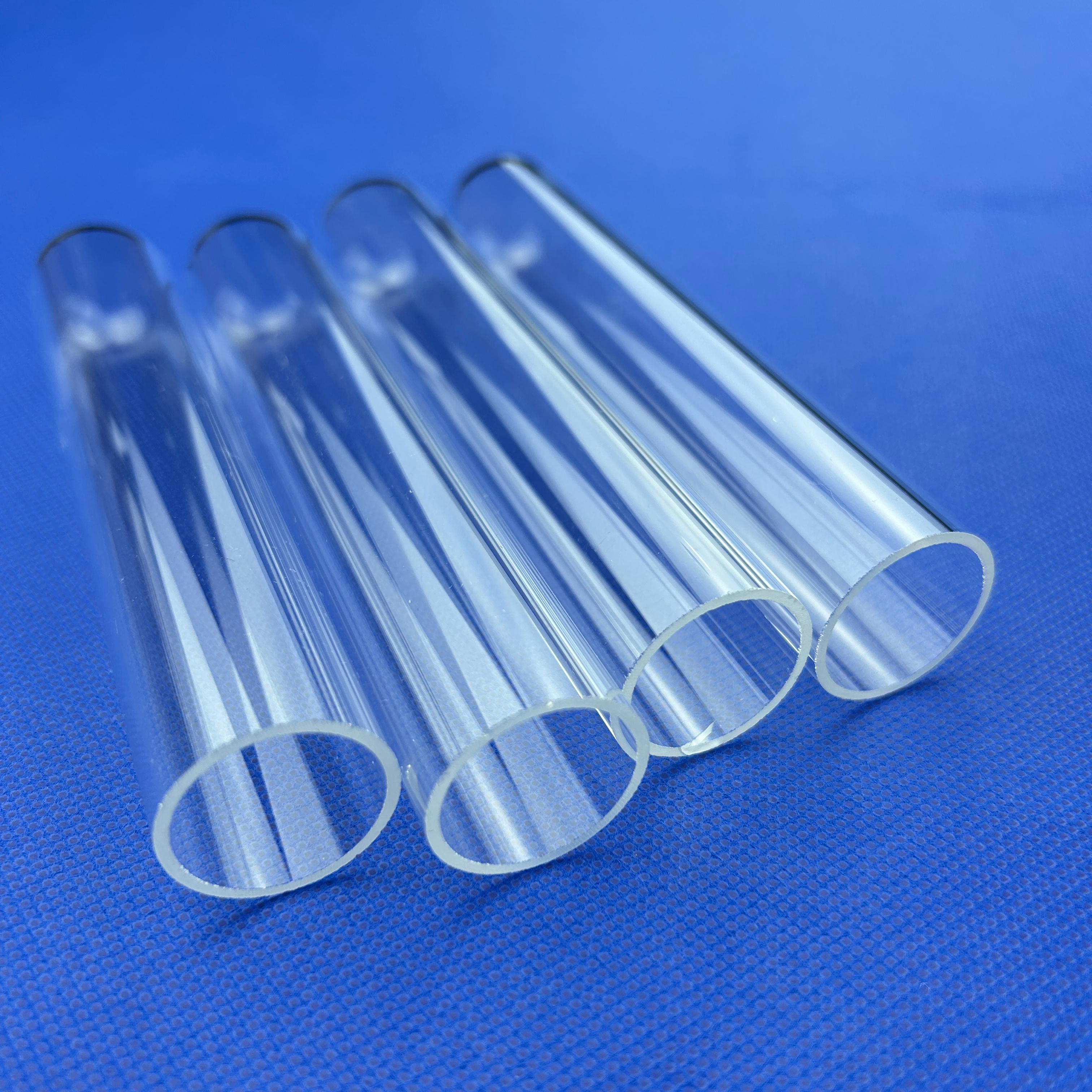 Customized quartz glass tubes high temperature test tube