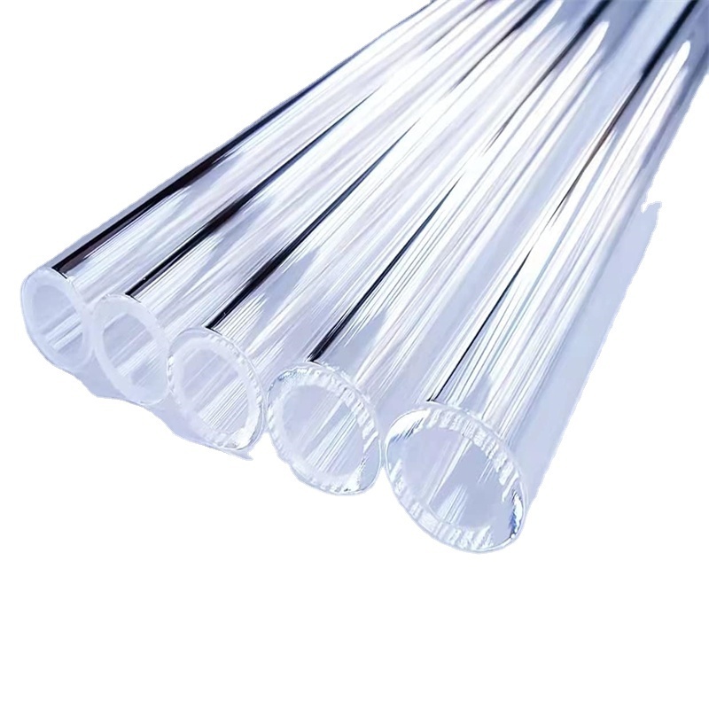 Heat-resisting transparent uv quartz glass tube