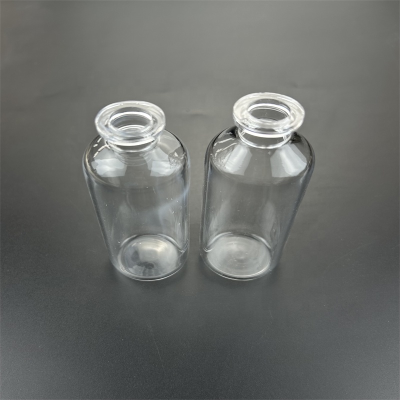 Custom quartz bottle corrosion resistant transparent quartz glass ampoules quartz glass Penicillin bottle