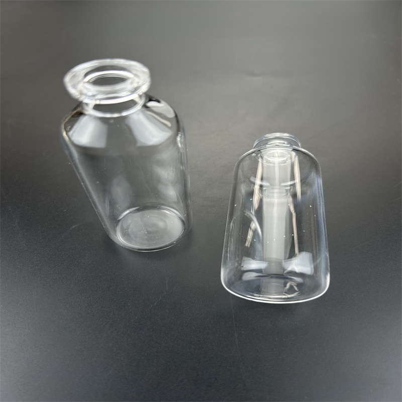 Custom quartz bottle corrosion resistant transparent quartz glass ampoules quartz glass Penicillin bottle