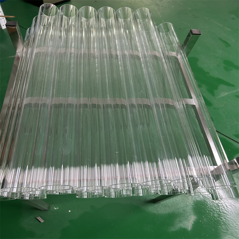 Manufacturers custom quartz tube tubular furnace with various sizes of transparent quartz glass tube