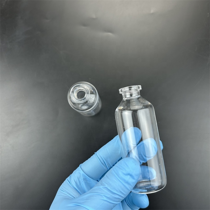 Custom quartz bottle corrosion resistant transparent quartz glass ampoules quartz glass Penicillin bottle