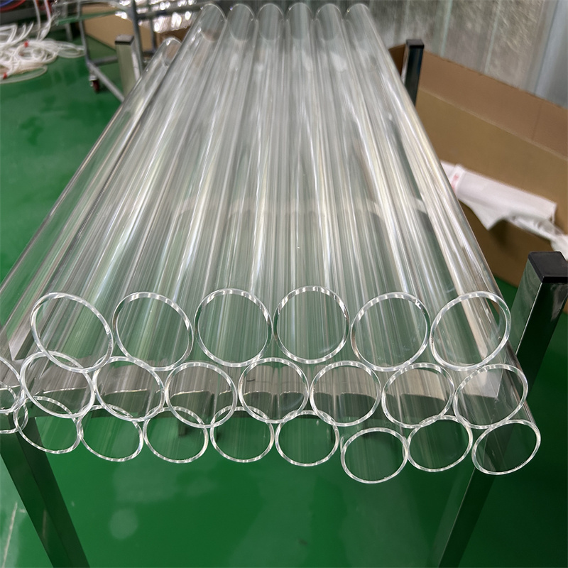 Manufacturers custom quartz tube tubular furnace with various sizes of transparent quartz glass tube