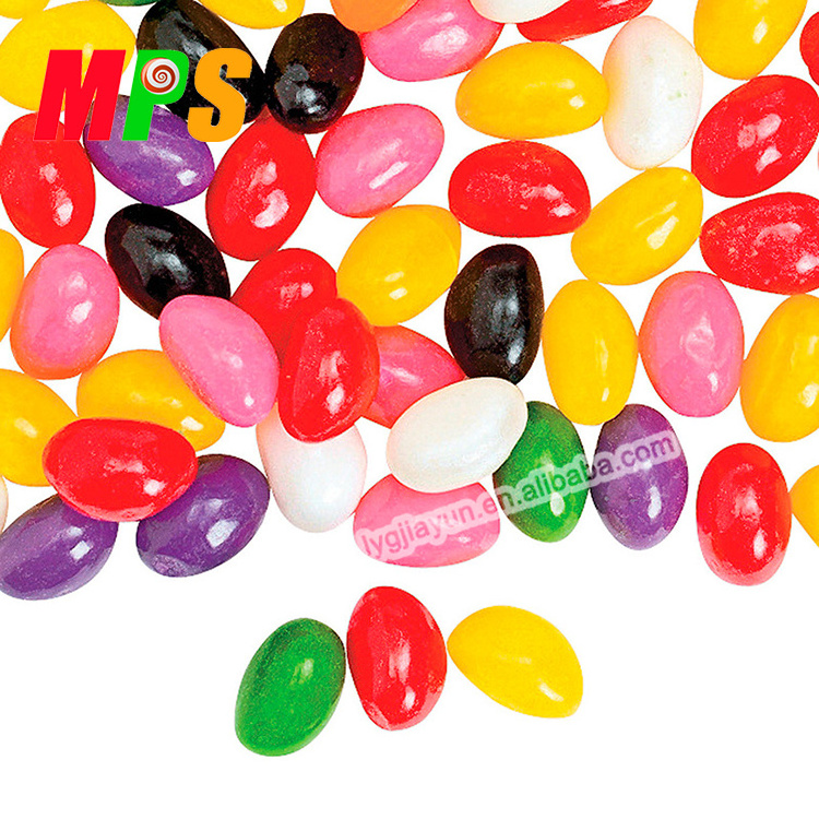 Colorful Jelly bean Fruity Flavor Center Filled Fruit chews candy