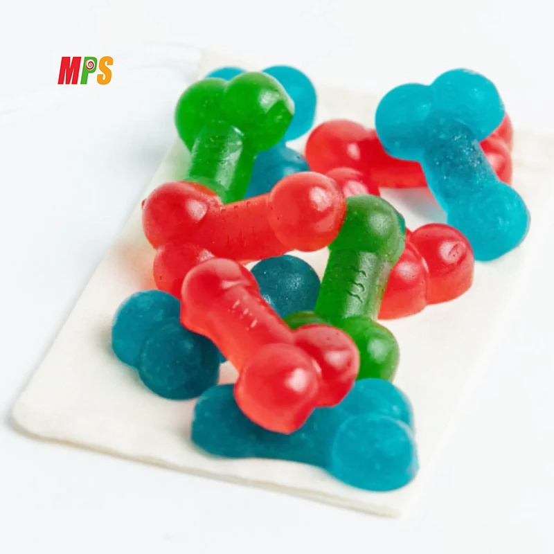 Custom Sexy Gummy Dick Penis Candy Soft Sweets With Halal Certificates