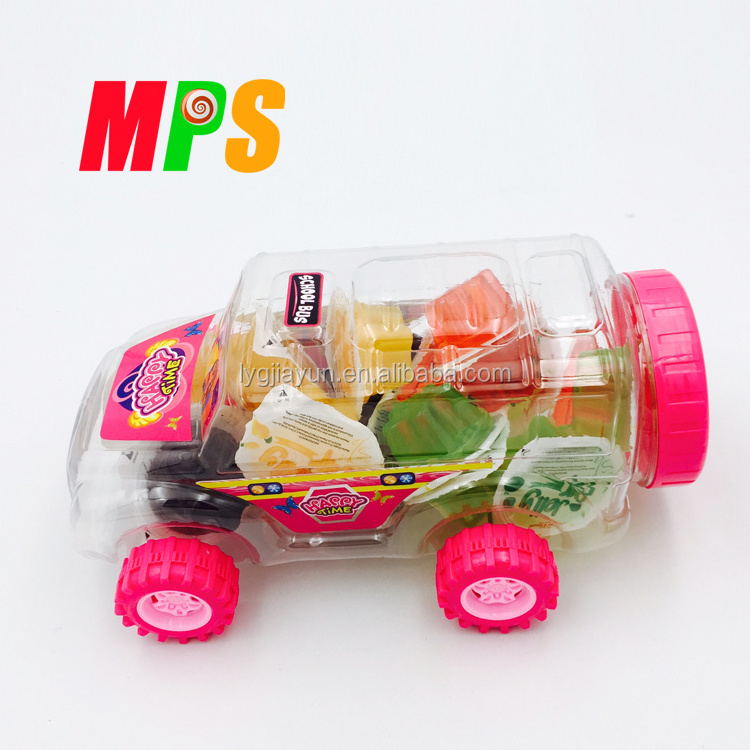 Car Shaped Assorted Fruit Flavor Mini Cup Jelly