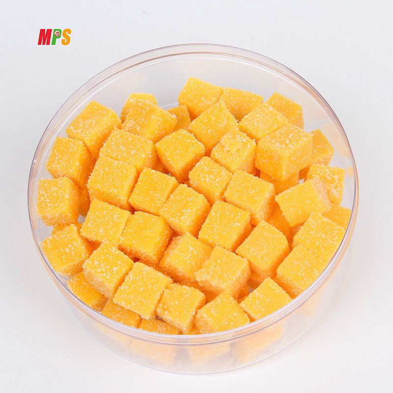 Factory Price Mango Gummy Candy Maker Bulk Fresh Juicy Flavor Mango Soft Jelly Candy