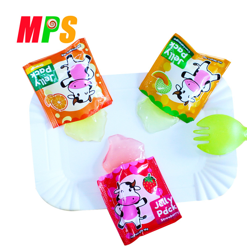 New products natural flavored snacks preserved baged fruits fruit jelly pack