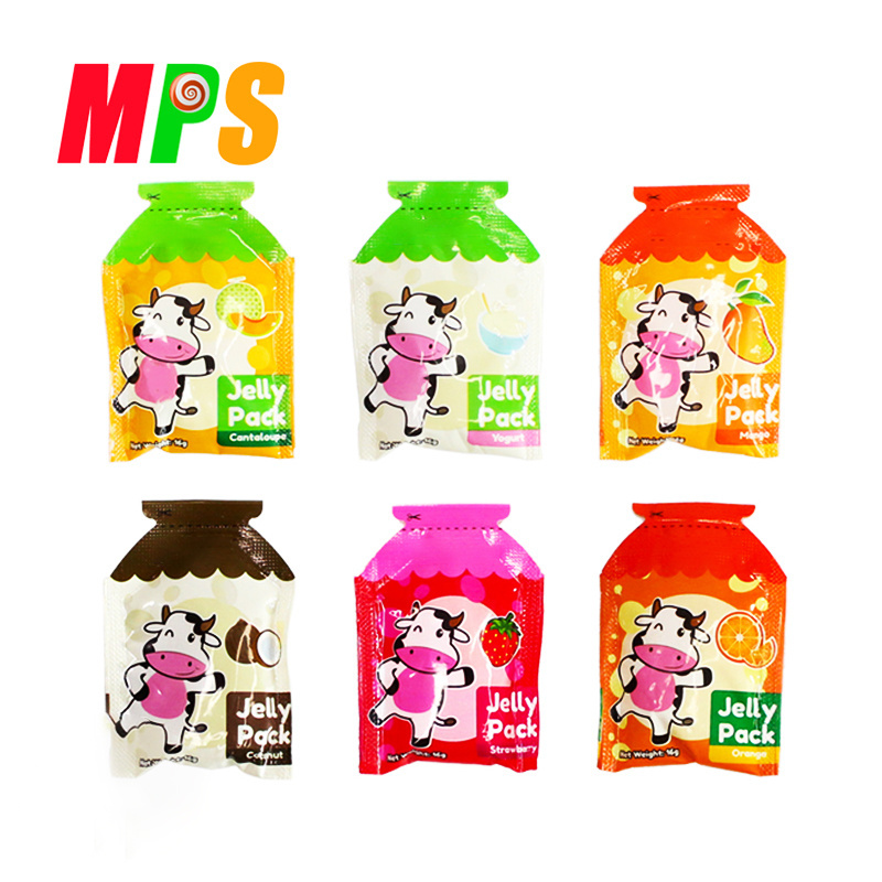 New products natural flavored snacks preserved baged fruits fruit jelly pack