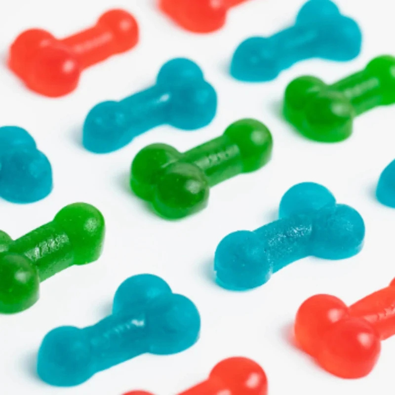 Custom Sexy Gummy Dick Penis Candy Soft Sweets With Halal Certificates