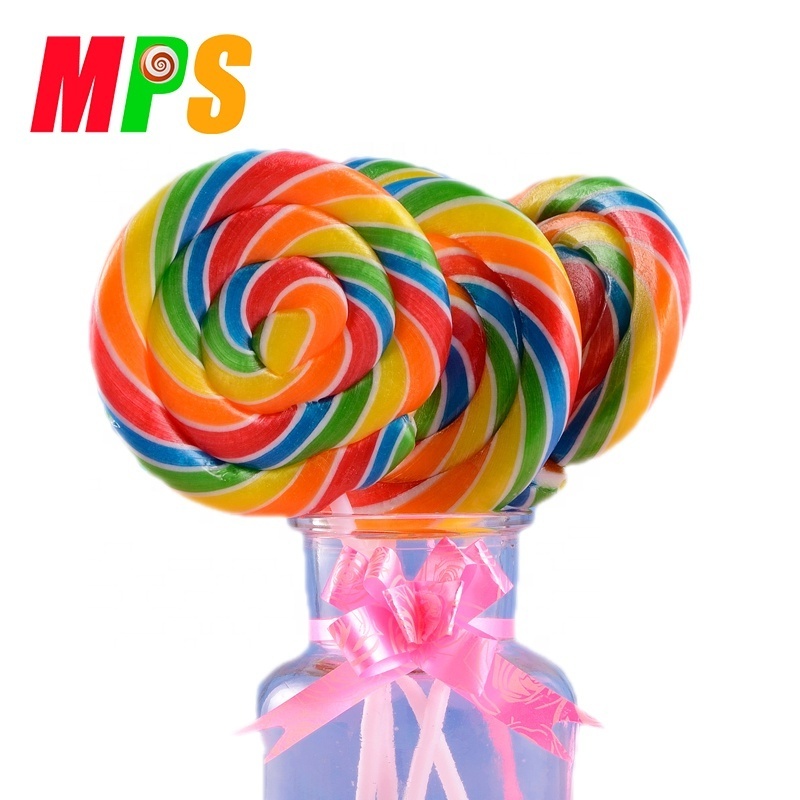 Hot sales 20g 50g Colorful Windmill Big Bom Lollipop Fruity Flavor Candy