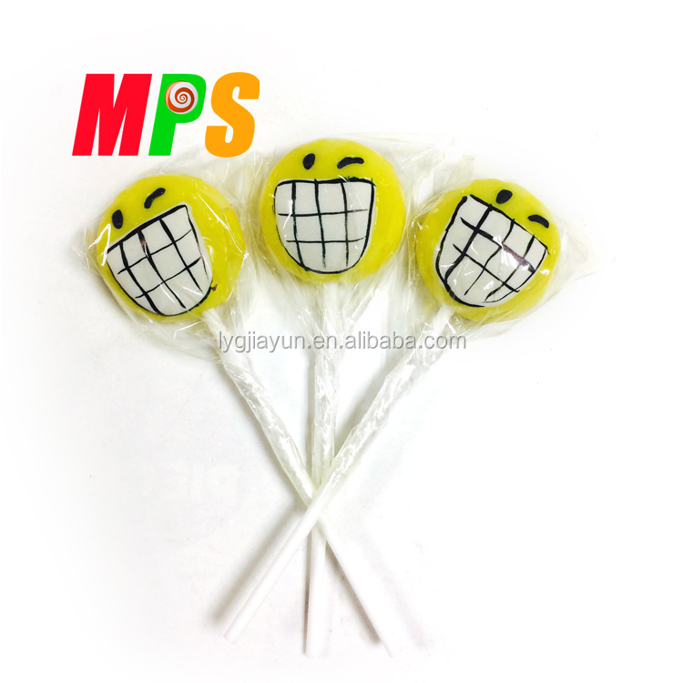 Hand Made Big Bom Emoticon Lollipop Candy for Sale