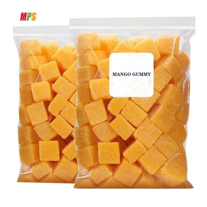 Factory Price Mango Gummy Candy Maker Bulk Fresh Juicy Flavor Mango Soft Jelly Candy