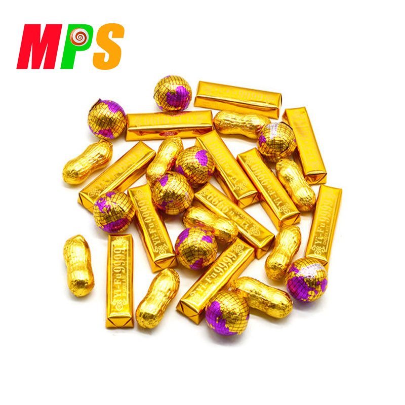 Candy Direct Supplier Wholesale Coins And Gold Tissue Chocolate Halal Children Chocolate Coin