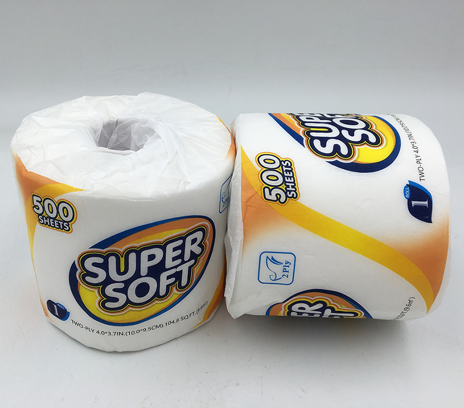 Super Soft 2 ply Cheap Clean Core Toilet Paper