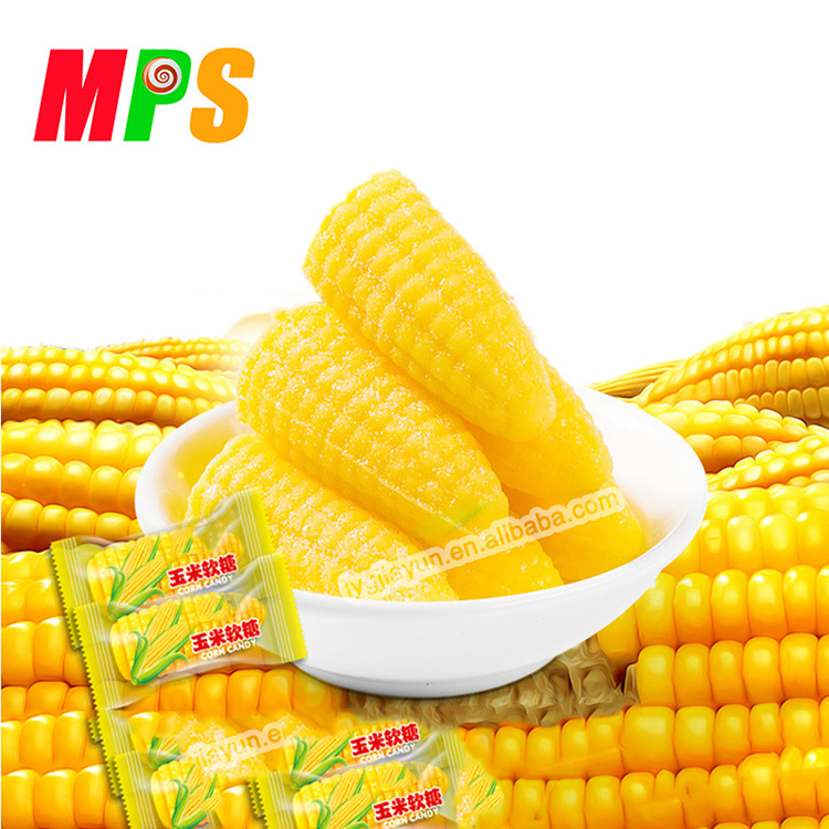 Corn flavor gummies soft jelly candy for children