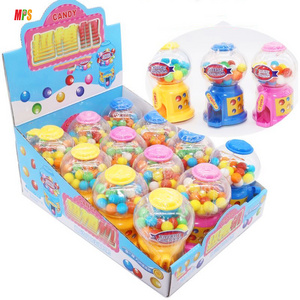 Custom funny small candy dispenser mini gumball machine sweet candy toy for kids