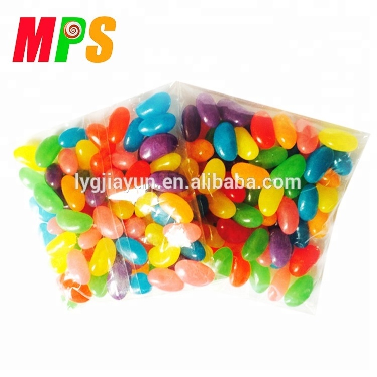 Colorful Jelly bean Fruity Flavor Center Filled Fruit chews candy